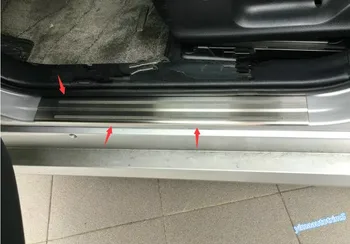 

Lapetus Inner Car Door Sill Scuff Plate Protection Kit Cover Trim 4 Pcs / Set Fit For Toyota Prius 2016 2017 Stainless Steel