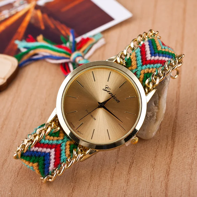 New Brand Handmade Intrecciato Relojes Mujer Donne Della Vigilanza Del Bracciale New Brand Handmade Intrecciato Relojes Mujer Donne Della Vigilanza Del Bracciale