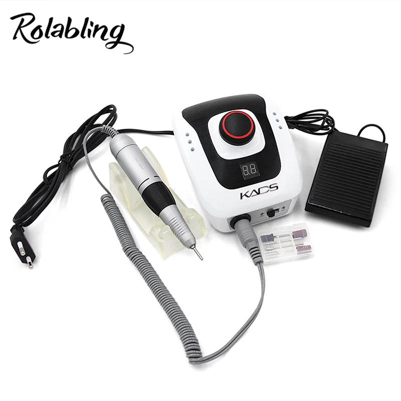 

25W Electric Nail Drill Machine 35000RPM Portable Manicure Machine Pedicure Files Set Nail Drill Bits Manicure Drill Equipment