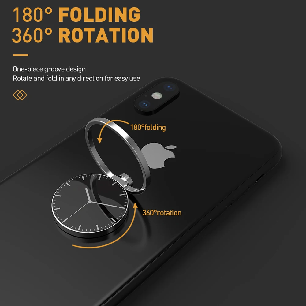 KEYSION Watch 360 degree metal Holder Finger Ring Mobile Phone Stand Holder For iPhone XS/Samsung/Xiaomi All Smart Phone Holder KEYSION Watch 360 degree metal Holder Finger Ring Mobile Phone Stand Holder For iPhone XS/Samsung/Xiaomi All Smart Phone Holder