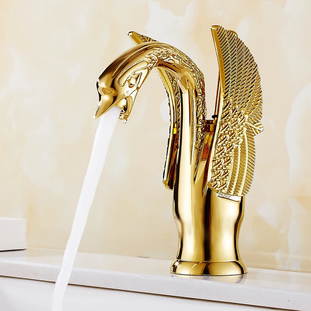 Orca смеситель для раковины неаполь в виде дельфина