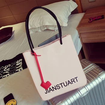 

The 2020 summer pink bag shopping bag bag red woven handbag bulk Korean all-match bag