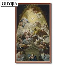Картина маслом OUYIJIA 5D сделай сам искусственная религиозная