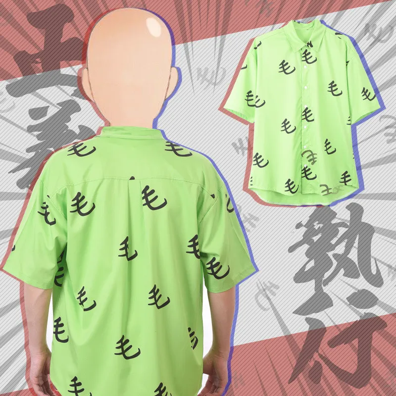 Костюм для косплея Аниме ONE PUNCH MAN рубашка с героем Сайтама оппай футболка