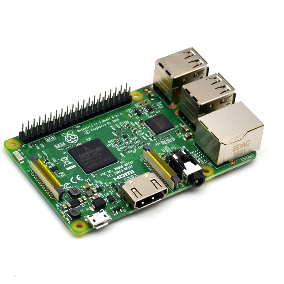 Оригинальная Raspberry PI 3 Model B + плюс плата 1 Гб LPDDR2 BCM2837 четырехъядерный Ras PI3 3B с WiFi и