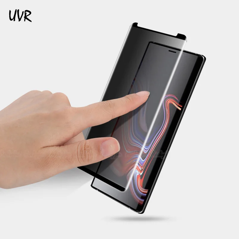 

UVR Note 9 Case Friendly Anti-spy Privacy 3D Tempered Glass Screen Protector For Samsung Galaxy Note9 Case-Fit Anti Spy Glass