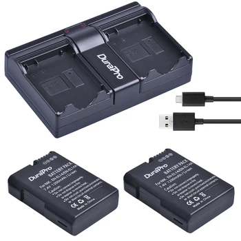 

2Pcs 1200mAh EN-EL14 ENEL14 EN EL14 Camera Batteries + Dual Charger For Nikon D5200 D3100 D3200 D5100 P7000 P7100 Camera