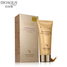 BIOAQUA Acne treatment blackhead remover Cleanser Oil Control Shrink pore Snail Face Care Moisturizing Whitening foam
