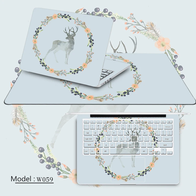Laptop Skin Notebook Stickers For Macbook Air Pro Retina Laptop Sticker Case For Xiaomi Lenovo Dell Asus HP Acer Cover Mouse pad