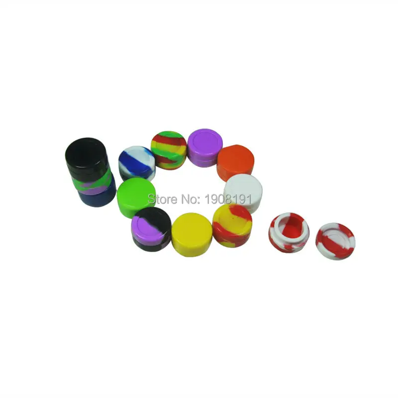 Цветов 5 мл антипригарная силиконовая баночка Пробник контейнеры для восковой массы силиконовые баночки для мази концентрат случае