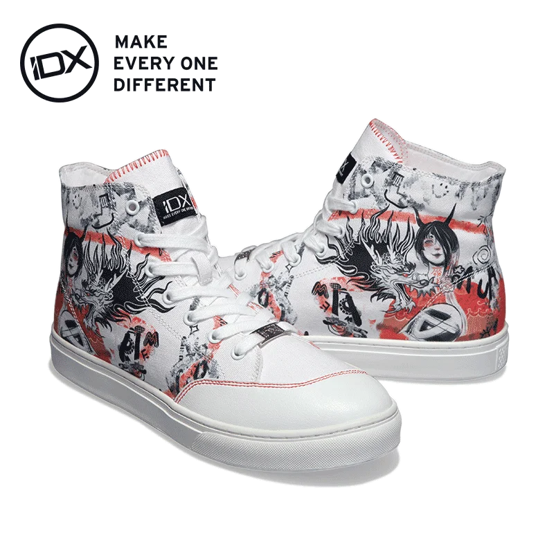 

IDX weird story comfortable fashion graffiti street original work shoes woman