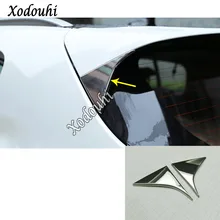 Для Kia Sportage KX5 Стайлинг автомобиля стикерами крышка задний спойлер сторона треугольник литья окна ободок отделка части 2 шт