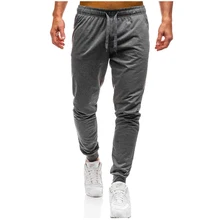 Мужские спортивные штаны для бега, повседневные эластичные хлопковые мужские спортивные штаны для фитнеса, обтягивающие спортивные штаны, штаны для бега XXXL