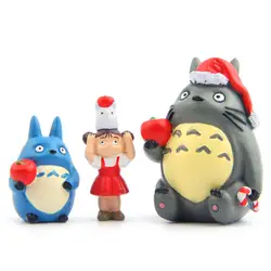 1 шт. мини Миядзаки аниме Tonari без Тоторо фигурку Рождество шляпа ver дети игрушечные лошадки для обувь мальчиков