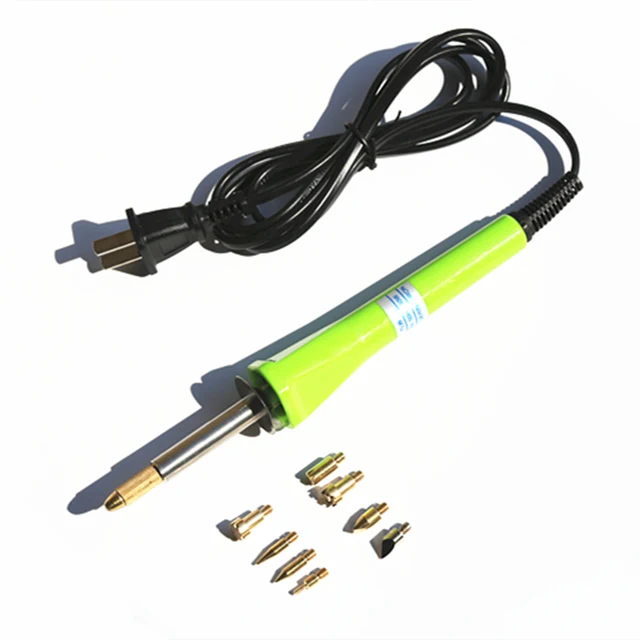220V 30W Wood Burning Pen Set Soldering Iron Tool Set Woodburning