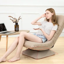 Простой современный регулируемый стул с Луной 150 кг складной Повседневный ленивый диван с подшипником вращающийся на 360 градусов диван мебель для гостиной