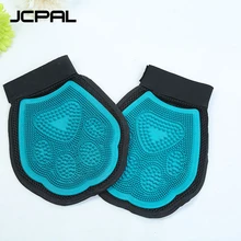 Jcpal резиновая собачья Расческа для домашних животных перчатка для удаления кистей нежная щетка для удаления расческа инструмент для груминга удаление очистки волос для перчаток