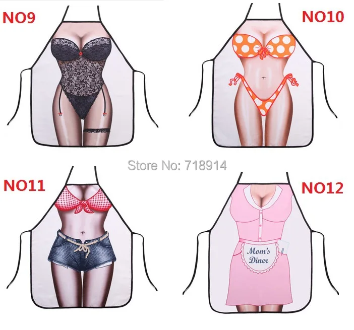 2015 new design On Sale Sexy Funny Aprons Novelty Naked Kitchen Cooking BBQ Party Apron For Woman Men Gift | Дом и сад