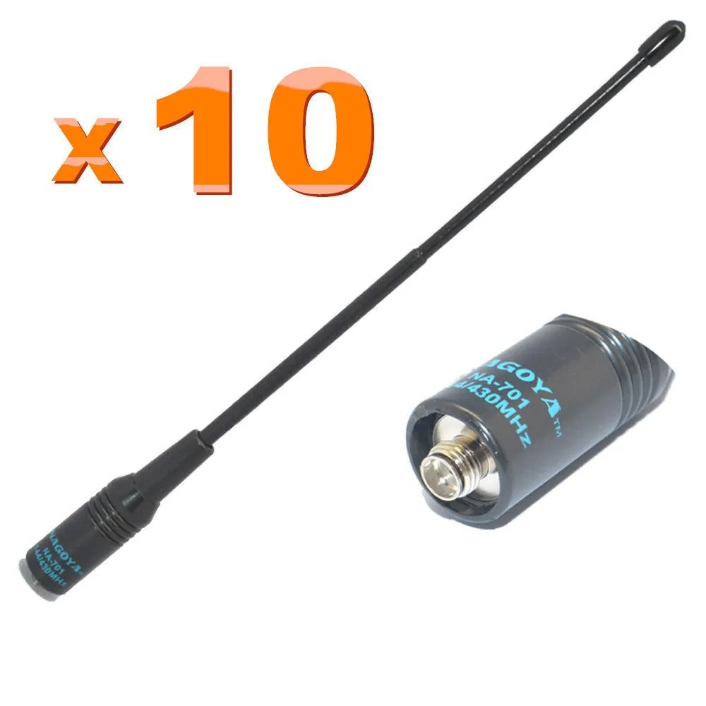 

10PCS NA-701 DUAL BAND SMA-F Antenna for baofeng UV-5R UV-8HX UV-82HX BF-F8+ 5R series