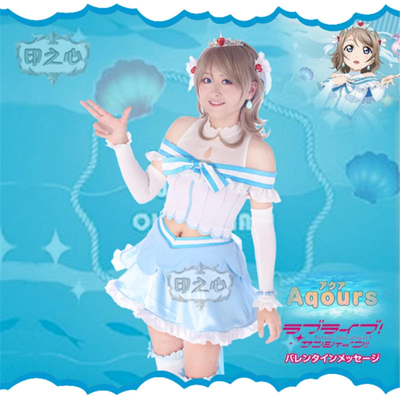 

Женский костюм для косплея love live, летний костюм для вечеринки