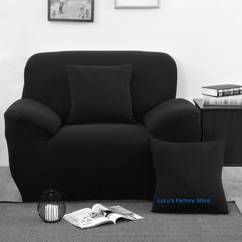 

Elastic Sofa Cover Sectional Stretch Slipcovers for Living Room Couch Cover L Shape Armchair Cover Single/Two/Three/Four Seat