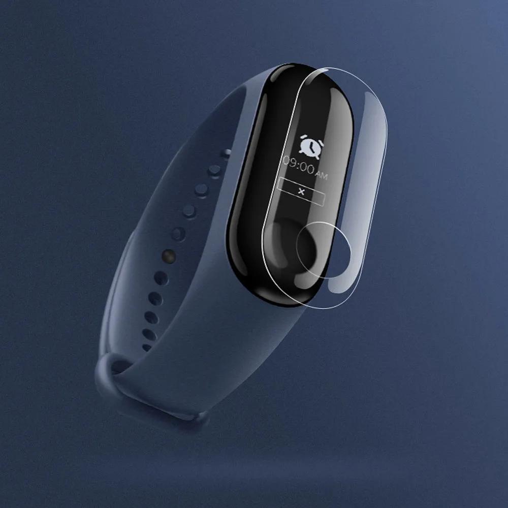 

HIPERDEAL 3D Curved Surface TPU High Clear Transparent Watch Screen Protection Film Guard For Xiaomi Mi Band 3 15J Drop Shipping