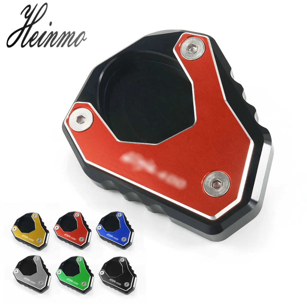 

For KAWASAKI NINJA 400 2018 2019 Motorcycle Accessories Side Stand Enlarger Plate FOR KAWASAKI Z400 NINJA400 400 NINJA 2018