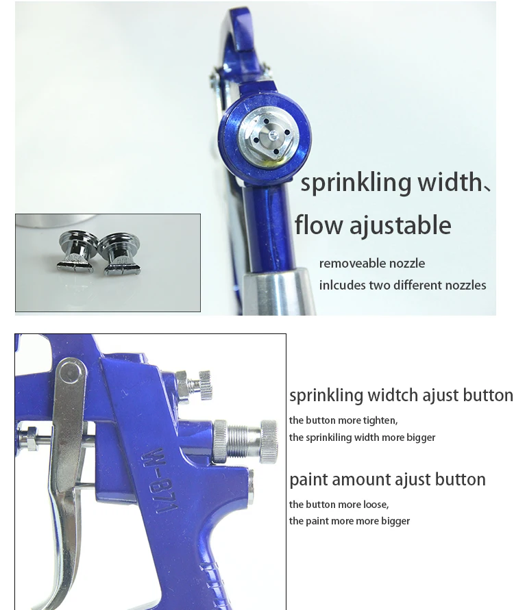latex paint Interior paint sprayer The water in water multicolor paint spray gun Colorful paint spray tools