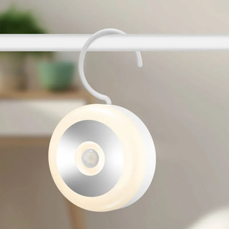 

Wall-mounted Human Body Induction Smart Light Bulb Intelligent Magnetically Absorbing LED Night Lamp Home Customized NightLamp