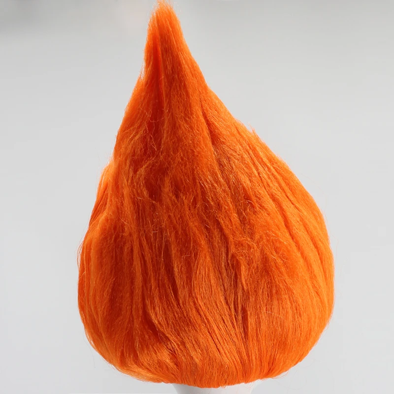 Шапочка для волос+ Тролль Маковое платье костюм апельсина Синтетический Косплей парик для детей взрослые вечерние принадлежности