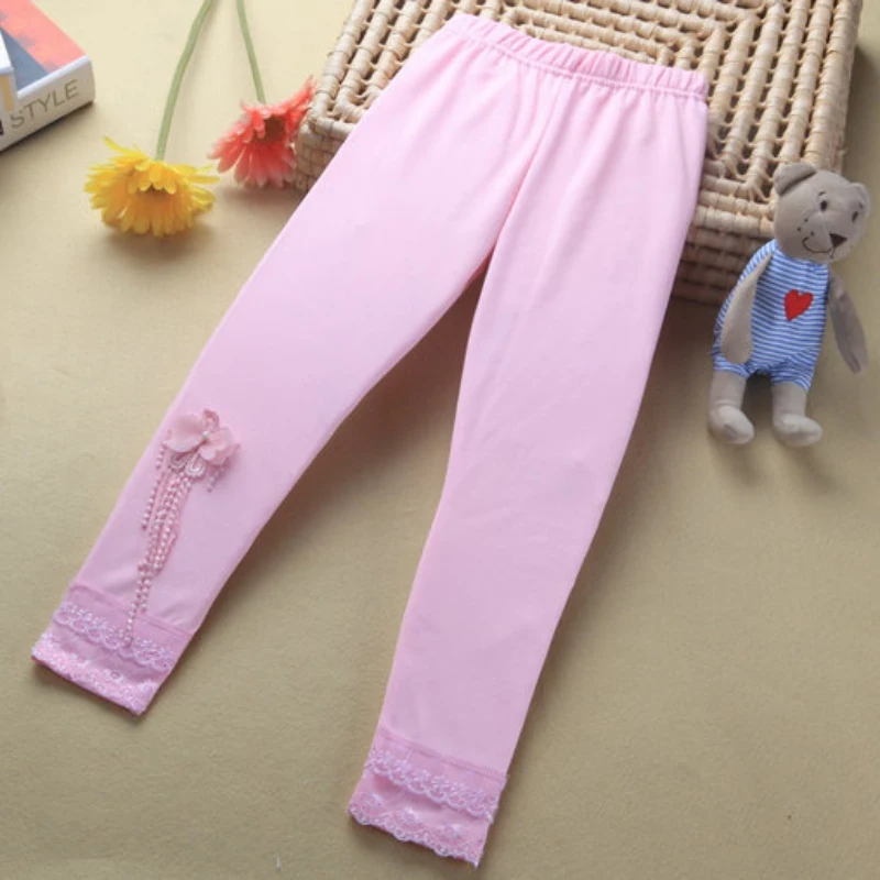 

Baby Kids Girls Lace Flower Ballet Dance Tight Pants Stretch Trousers Top Selling