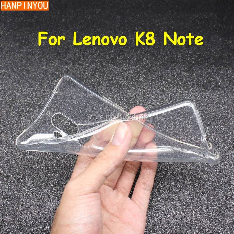 Для Lenovo K8 Note K8Note 5 &quotновый тонкий кристально прозрачный мягкий чехол из ТПУ для