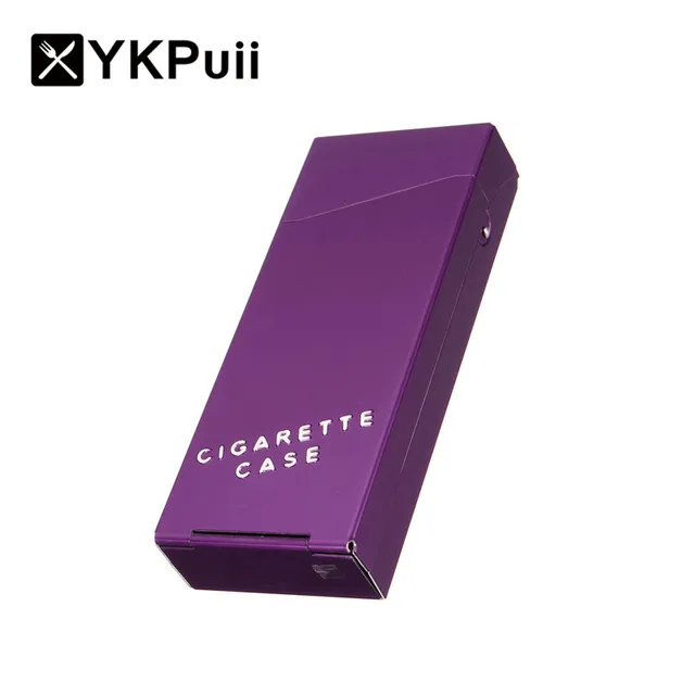 Aluminum Cigarette Cigar Tobacco Case To 20pcs Cigarette Box Packet Holder Storage Case Box Maximum 5 Candy Colors Fag Box Gift Aluminum Cigarette Cigar Tobacco Case To 20pcs Cigarette Box Packet Holder Storage Case Box Maximum 5 Candy Colors Fag Box Gift