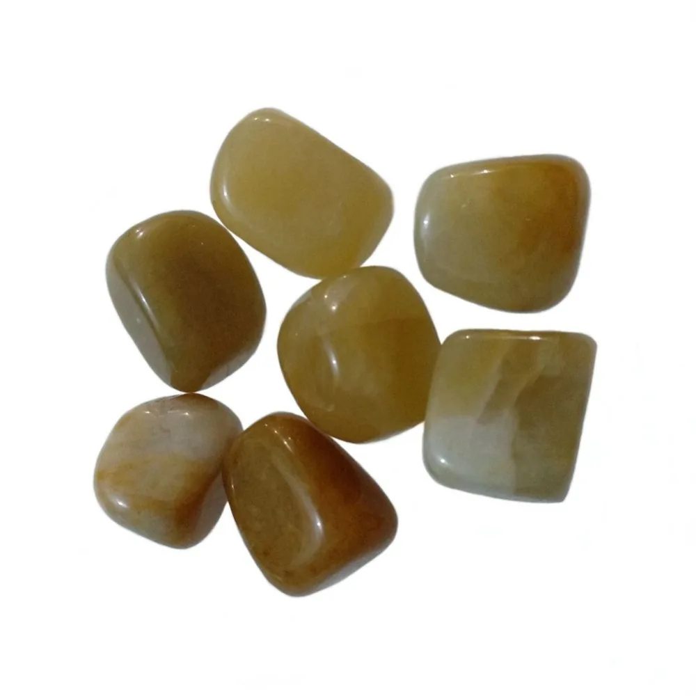 Buy Natural Yellow Jasper Stone Tumbled Crystals Bulk