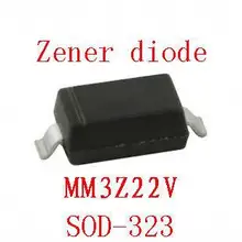 100 шт. 0805 smd зенеровский диод sod-323 MM3Z16V MM3Z15V MM3Z13V MM3Z12V MM3Z11V MM3Z10V MM3Z9V1 MM3Z8V2 MM3Z7V5 MM3Z6V8 MM3Z6V2