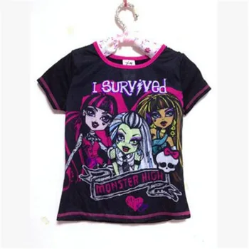 

Fashion Style Girls Shirt Ever After Little Lady Clothes Summer Cute Cloth High School Short Sleeve Shirt Baby Fairy Tale Cloth