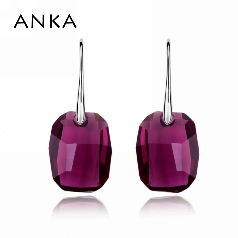 

ANKA sale Direct Selling Women Trendy Brincos Big Crystal luxury earrings brand Main Stone Crystals from Austria #89619