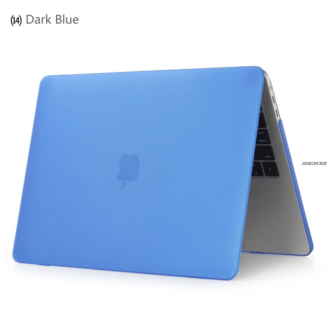 Жесткий матовый чехол для ноутбука Apple MacBook Air 13 11 Pro retina 12 15 для mac book New Pro 13 15 дюймов с сенсорной панелью A1706