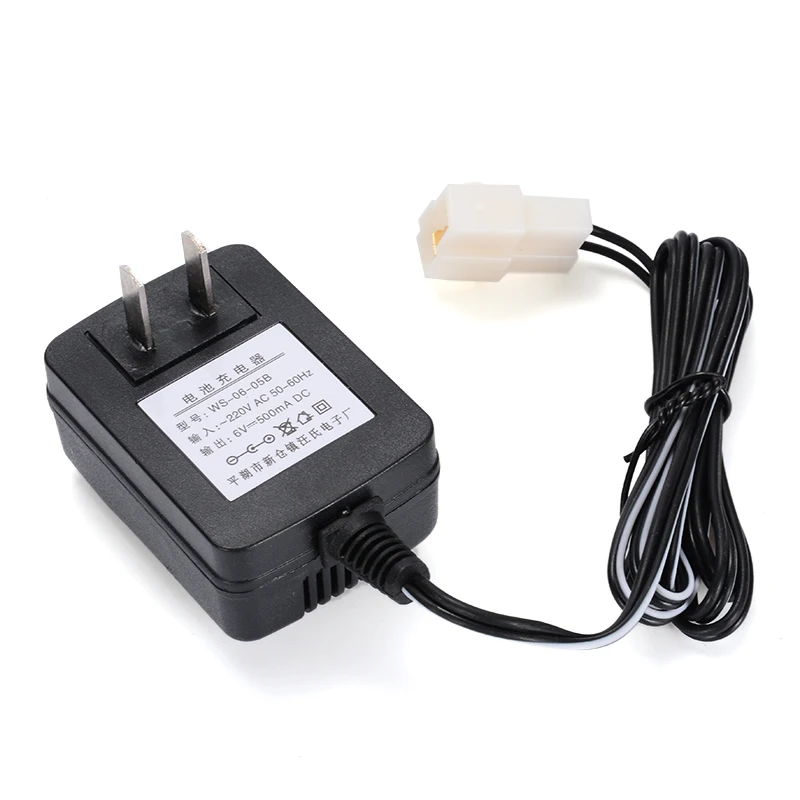 1Pcs Electric Bicycle Accessories 10x20mm 6V Wall AC Adapter Charger Power Supply For Kid TRAX ATV Quad Ride On Car E-bike Parts