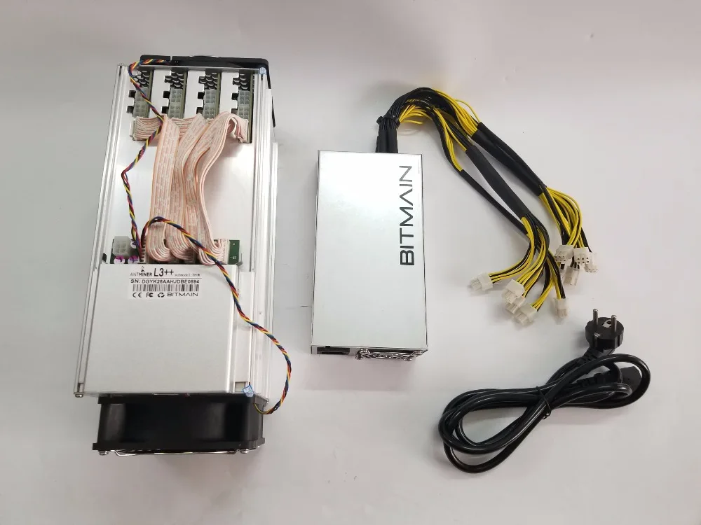 Bitmain новейший ANTMINER L3++ 580M(с BITMIAN APW3++ 1600W psu) Scrypt Miner LTC Mining Machine лучше, чем ANTMINER L3 L3