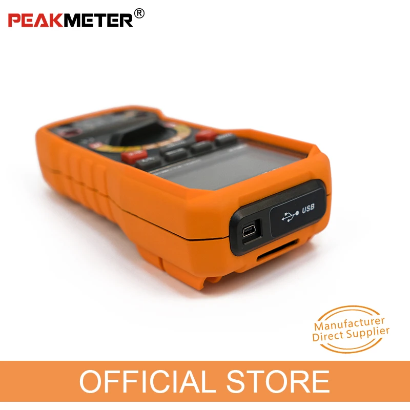 Цифровой мультиметр True rms PEAKMETER PM8236 частота температурной ёмкости USB интерфейс