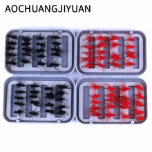 32 шт. Нержавеющая сталь крючок маленький ant перо черный крюк крючок с зазубриной крюк перо колючая летать молния