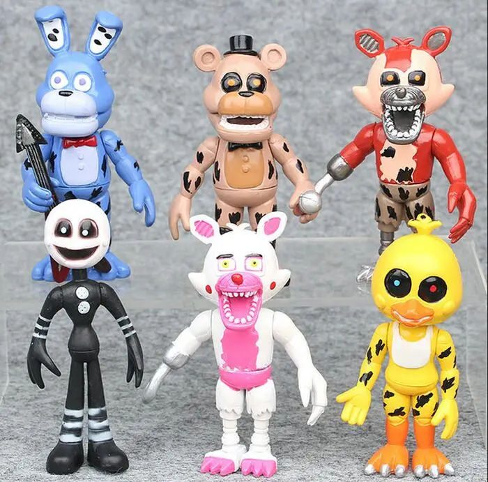 Экшн фигурки пять ночей у Фредди 6 шт./лот 10 см|figure toy|action figure toysfigure action |