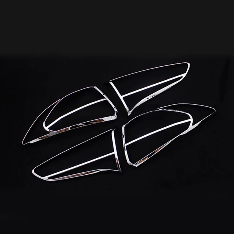 Для hyundai Tucson TL передний задний багажник Головной фонарь Крышка лампы отделка украшения ABS хромированный набор для стайлинга автомобилей