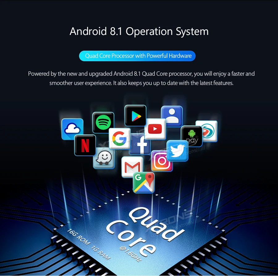 Perfect XTRONS 6.2" Android 8.1 Car Multimedia System RCA GPS Navigation for Fiat Punto (199/310) Linea 2012-2016 NO DVD 3