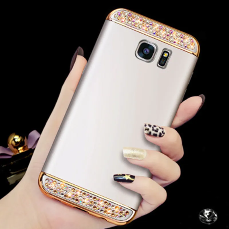 Гибридный Кристальный чехол для телефона Samsung Galaxy S7 Edge S8 S9 J6 + a6 a8 2018 note 9 8 A3 A5 A7 2017 J3