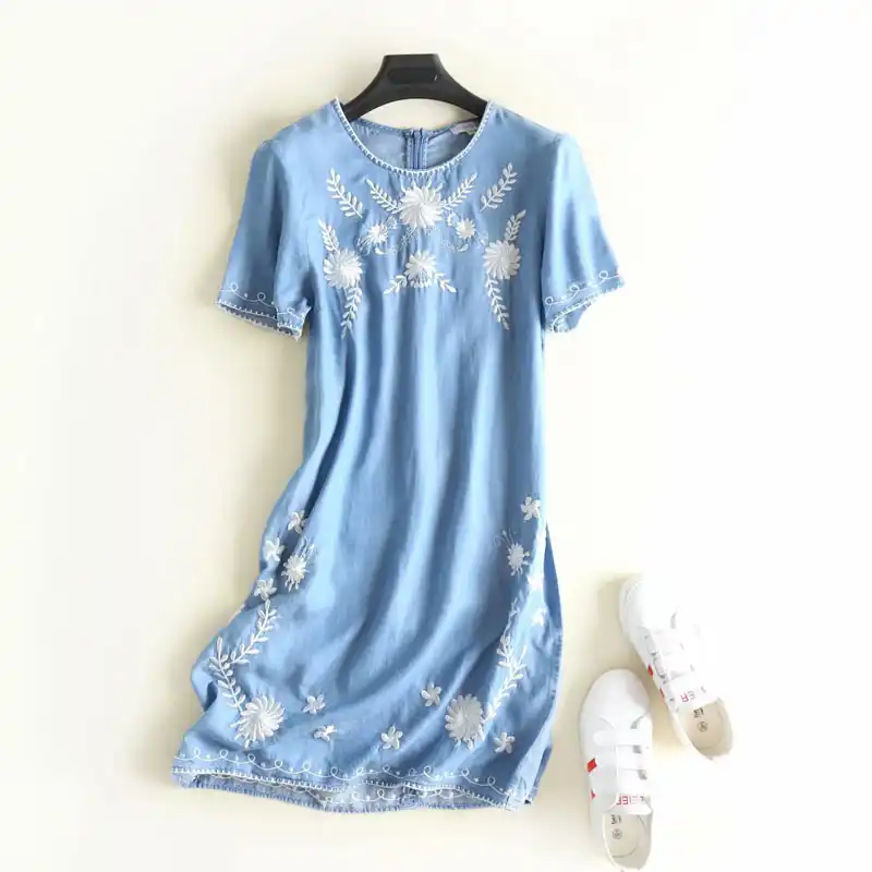 soft denim dresses