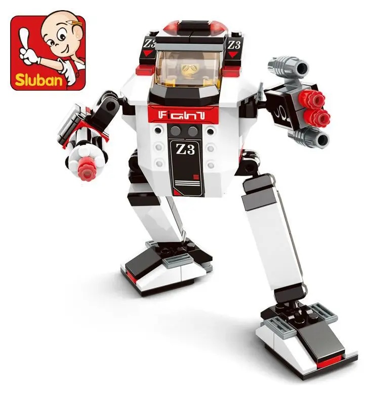 

Sluban Model Building B0336C 135pcs 0336 Model Building Kits Classic Toys Hobbies Robot Toy Series Gift For Boys