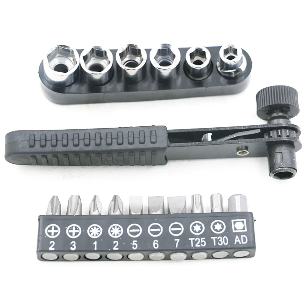 wrench Mini easy quick ratchets wrench Bit screwdriver rod Fast socket