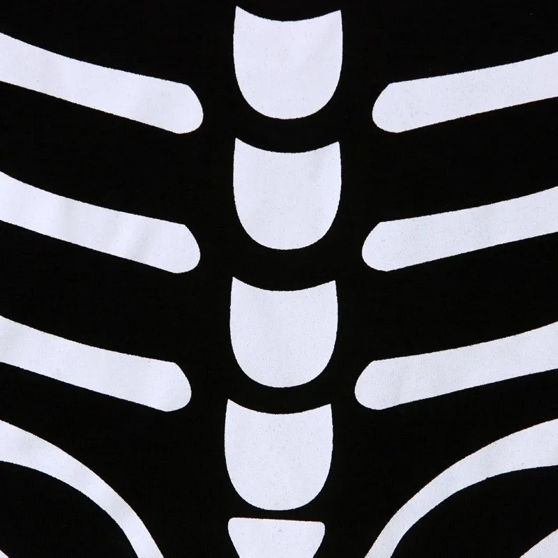 Kids Halloween Rompers Long sleeve Skeleton pattern Baby Boys Girls Jumpsuit Clothes Outfit Costume for Halloween Cosplay (6)
